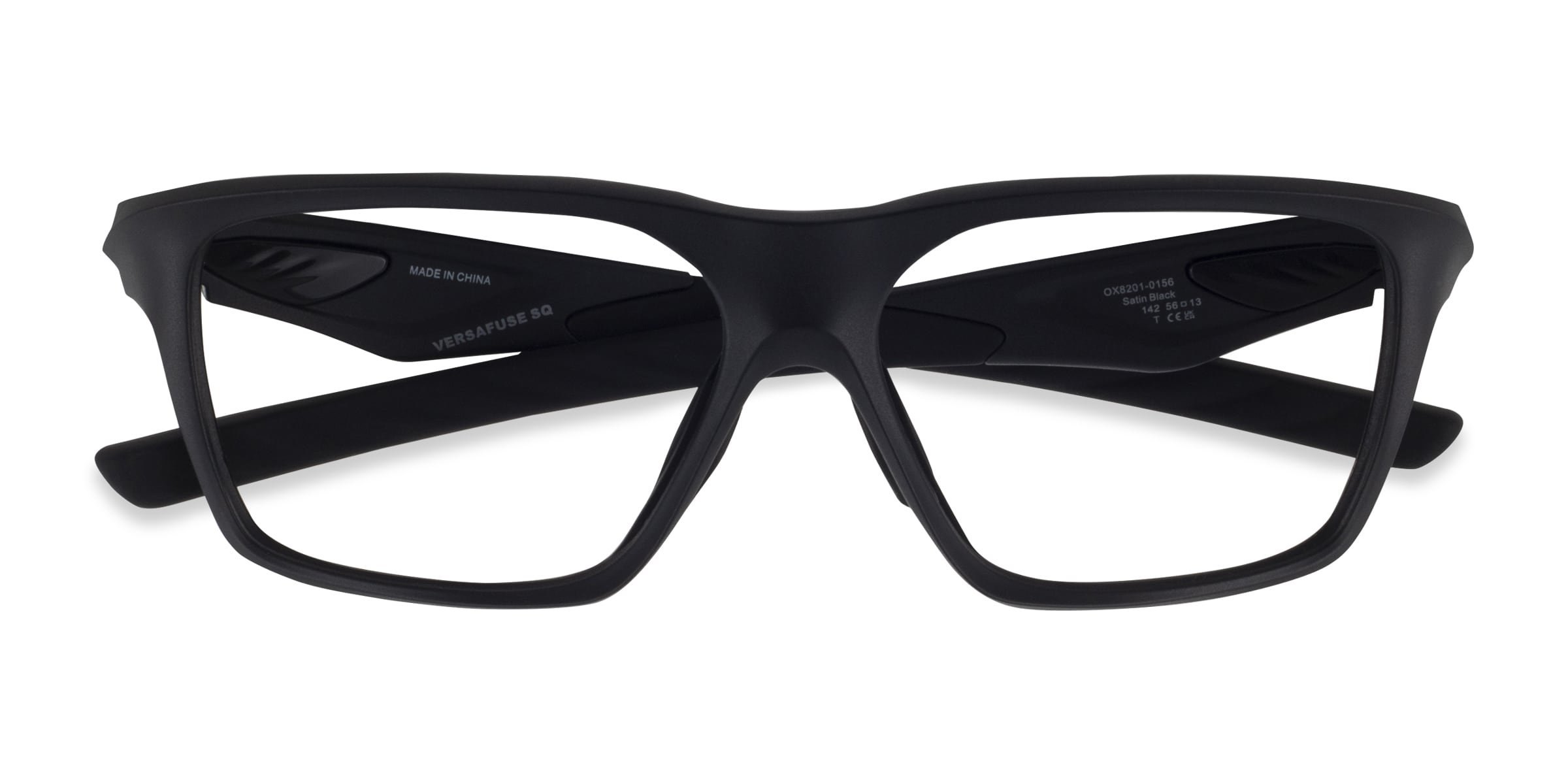 Oakley Versafuse SQ - Rectangle Satin Black Frame Eyeglasses