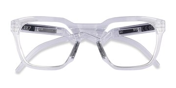 Polished Clear Oakley Hstn Sq Rx -  Plastique Lunettes de vue