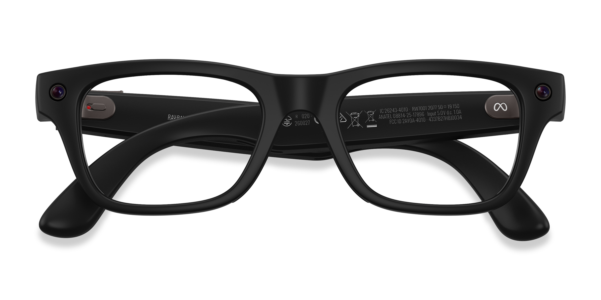 Unisex s rectangle Matte Black Plastic Prescription sunglasses - Eyebuydirect s Ray-Ban Meta (Gen 2) Blayzer Optics