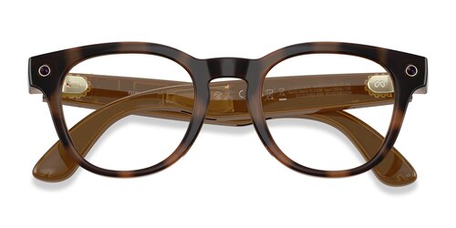Unisex s round Havana Plastic Prescription sunglasses - Eyebuydirect s Ray-Ban Meta (Gen 2) Scriber Optics