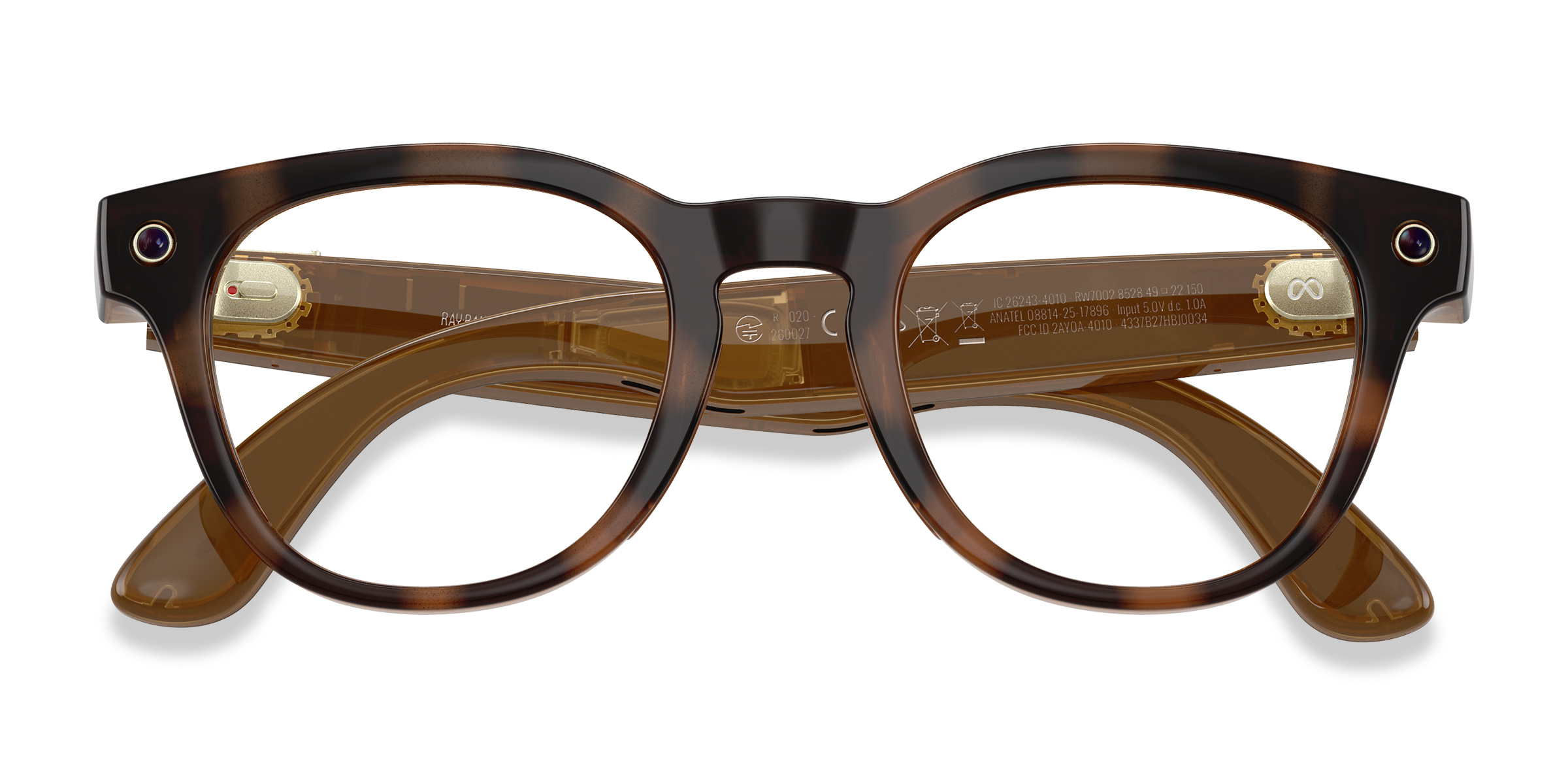 Unisex s round Havana Plastic Prescription sunglasses - Eyebuydirect s Ray-Ban Meta (Gen 2) Scriber Optics