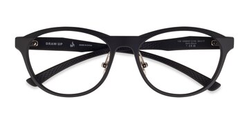 Satin Black Oakley Draw Up -  Plastique Lunettes de vue