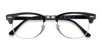 Noir Ray-Ban Clubmaster Change -  Acetate, Metal Lunettes de vue