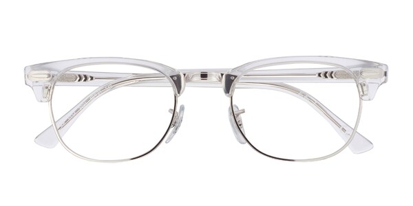 Ray-Ban RB5154 Clubmaster - Browline Clear Frame Eyeglasses | Eyebuydirect  Canada