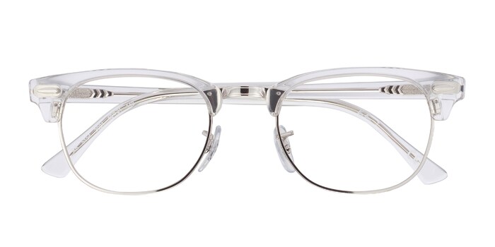 Ray Ban Rb5154 Browline Clear Frame Eyeglasses Eyebuydirect