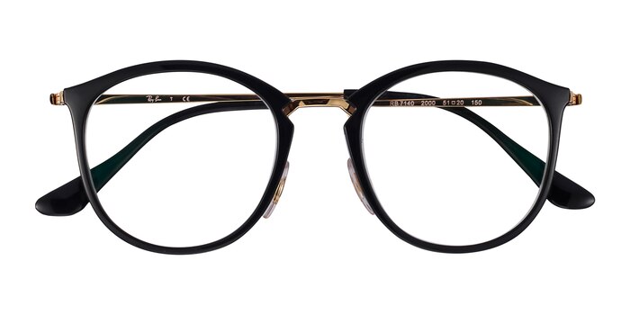 Black Gold Ray-Ban RB7140 -  Plastic, Metal Eyeglasses