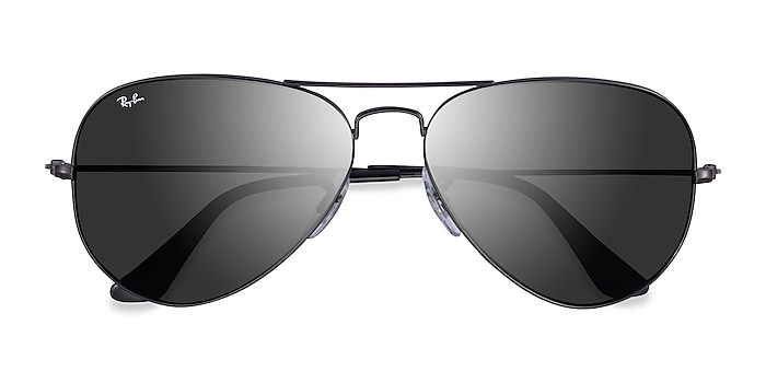 Minimaliseren massa elleboog Ray-Ban RB3025 Aviator - Aviator Black Frame Prescription Sunglasses |  Eyebuydirect