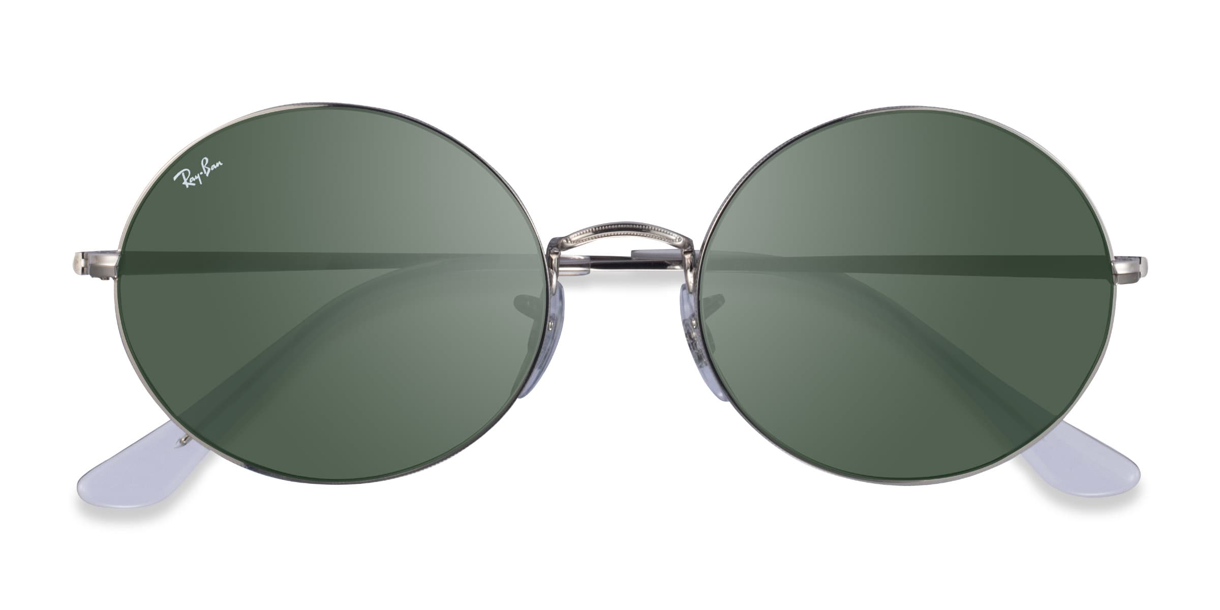 Ray-Ban RB1970 - Oval Silver Clear Frame Prescription Sunglasses |