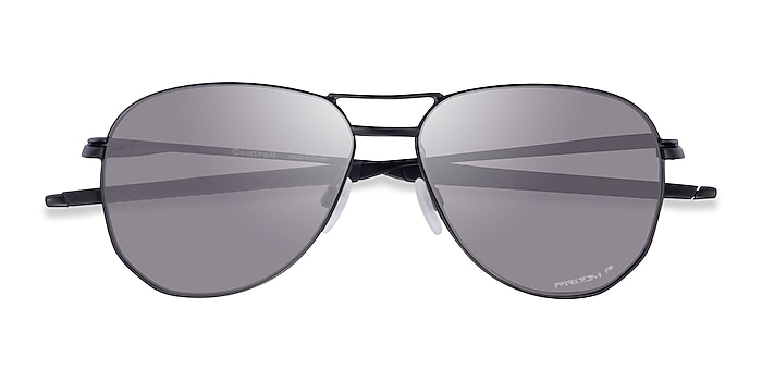Satin Black Oakley Contrail -  Metal Sunglasses
