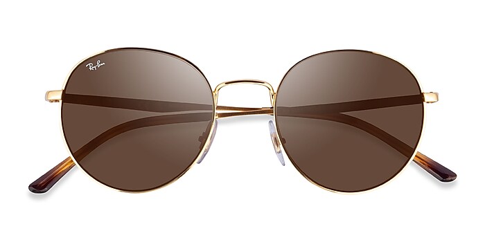 Ray-Ban RB3681 - Round Frame Prescription Sunglasses | Eyebuydirect