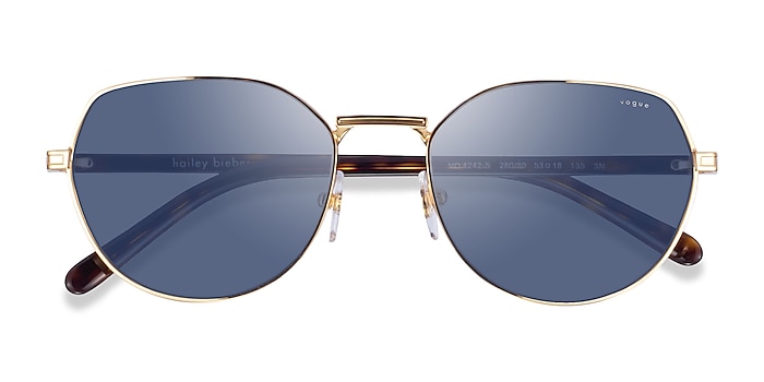 Gold Vogue Eyewear VO4242S -  Metal Sunglasses