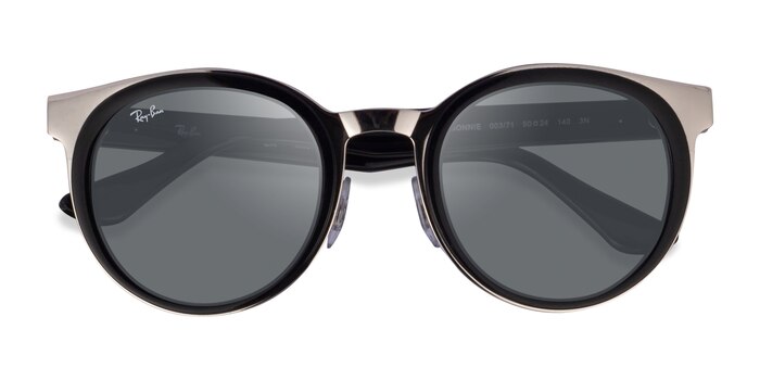 Black Silver Ray-Ban RB3710 Bonnie -  Metal Sunglasses