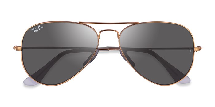 Rose Gold Ray-Ban RB3025 -  Metal Sunglasses