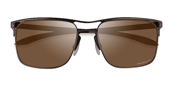 Satin Brown Oakley Holbrook Ti -  Titanium Sunglasses