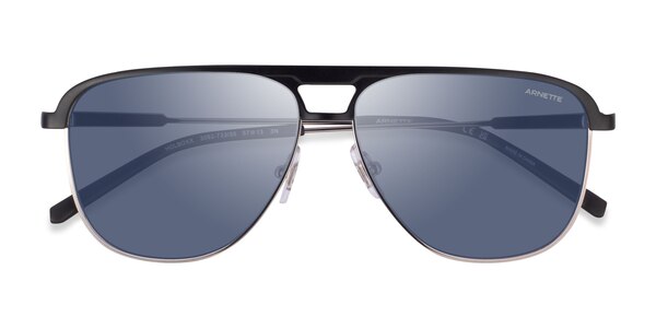 ARNETTE Holboxx - Aviator Matte Black Frame Prescription Sunglasses ...