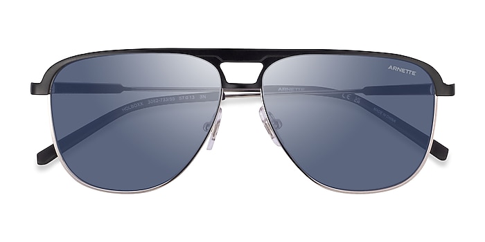 Matte Black  ARNETTE Holboxx -  Metal Sunglasses