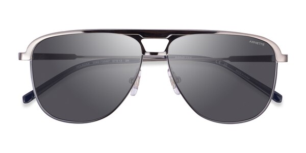 ARNETTE Holboxx - Aviator Gunmetal Frame Sunglasses For Men | Eyebuydirect