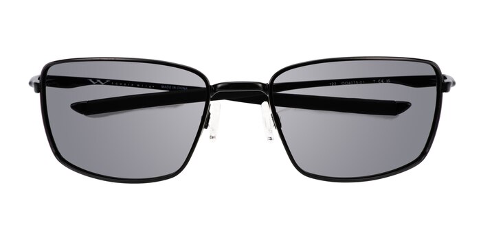Polished Black Oakley Square Wire -  Metal Sunglasses