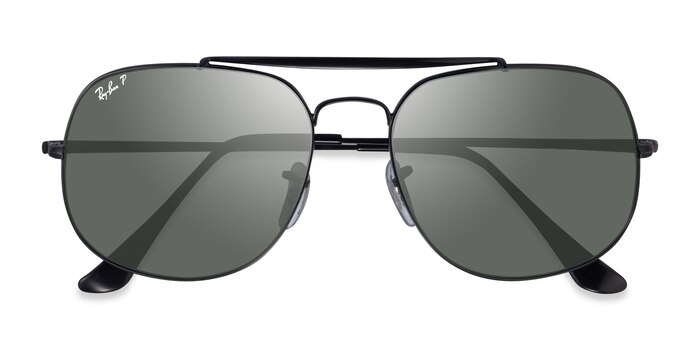 Black Ray-Ban RB3561 The General -  Metal Sunglasses