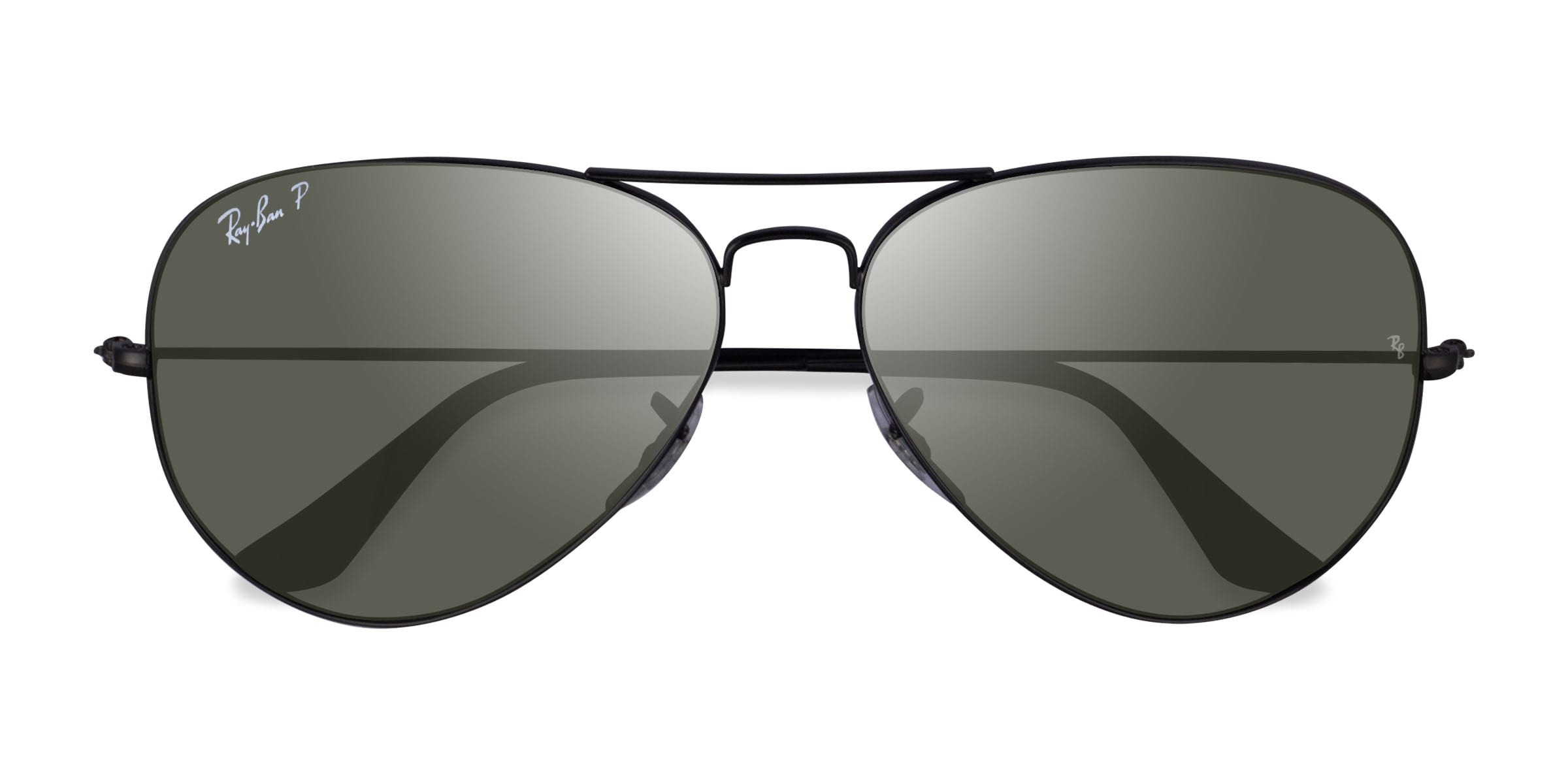 Black ray sale ban aviators polarized