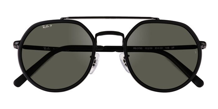 Black Ray-Ban RB3765 -  Metal Sunglasses