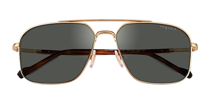 Gold Vogue Eyewear VO4289S -  Metal Sunglasses