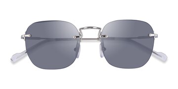 Argenté Vogue Eyewear VO4217S -  Métal Lunettes de soleil