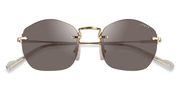 Brushed Gold Vogue Eyewear VO4216S -  Métal Lunettes de soleil