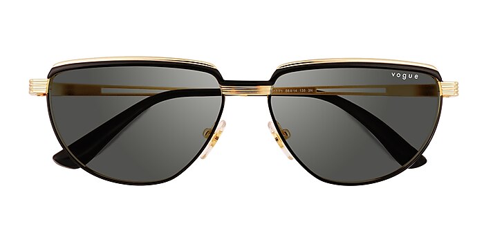 Black Gold Vogue Eyewear VO4235S -  Metal Sunglasses