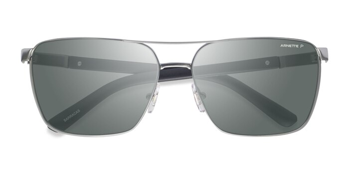 Matte Silver ARNETTE Barracas -  Metal Sunglasses