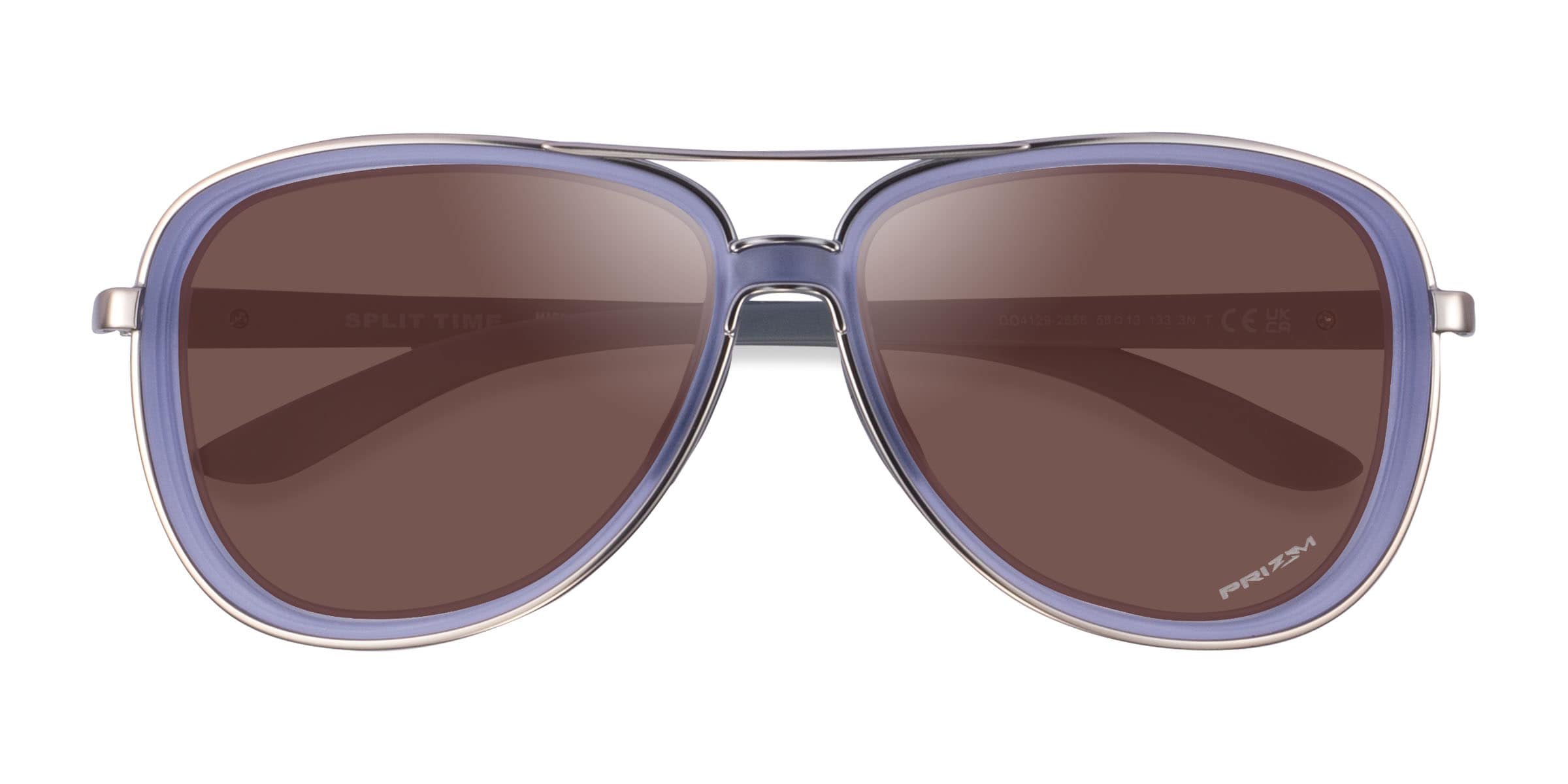 Oakley Split Time - Aviator Clear Purple Frame Sunglasses For Women | Eyebuydire