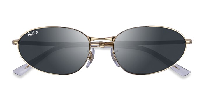 Shiny Gold Ray-Ban RB3734 -  Métal Lunettes de soleil