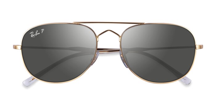 Shiny Gold Ray-Ban RB3735 -  Metal Sunglasses