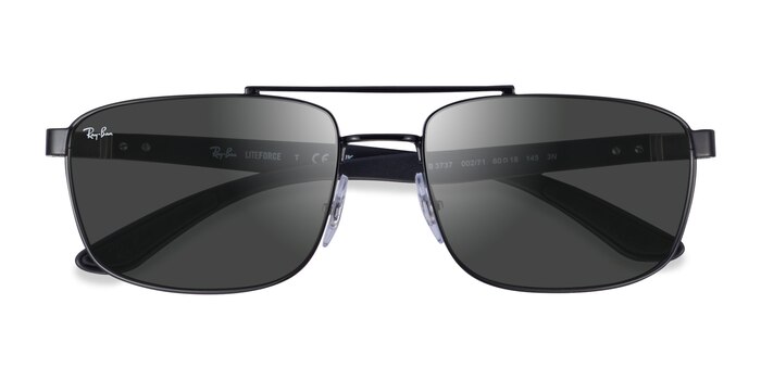 Black Ray-Ban RB3737 Liteforce -  Metal Sunglasses