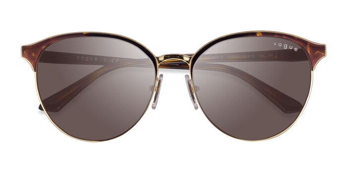 Tortoise Gold Vogue Eyewear VO4303S -  Métal Lunettes de soleil