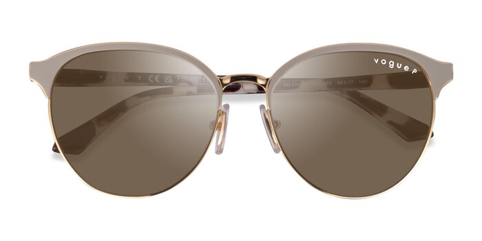 White Gold Vogue Eyewear VO4303S -  Metal Sunglasses