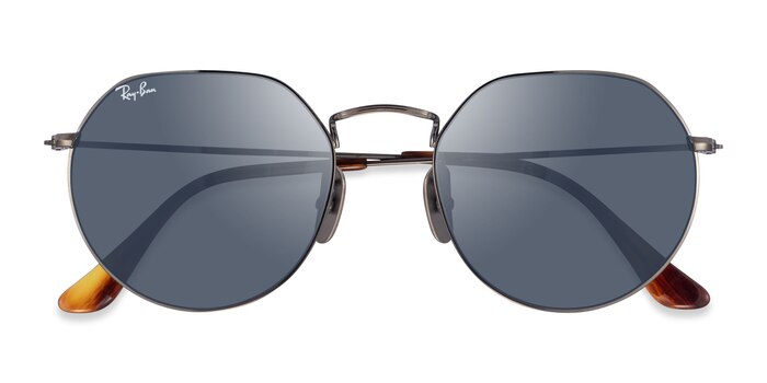 Gunmetal Ray-Ban RB8165 Jack -  Titanium Sunglasses