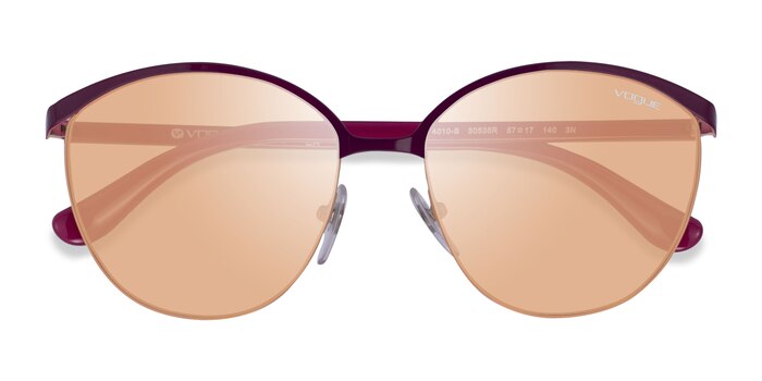 Red Gold Vogue Eyewear VO4010S -  Metal Sunglasses