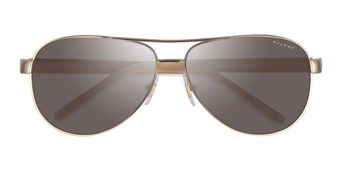 Shiny Gold Ralph RA4004 -  Metal Sunglasses