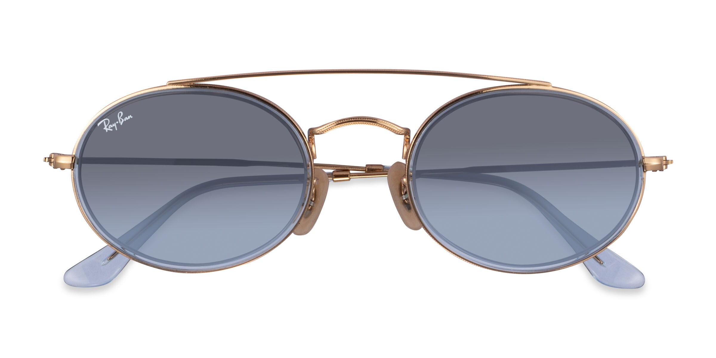 Ray-Ban Gold-Tinted Aviator Sunglasses 3847-N Ray-Ban RB3625 New Aviator Sunglasses | LensCrafters main image 4