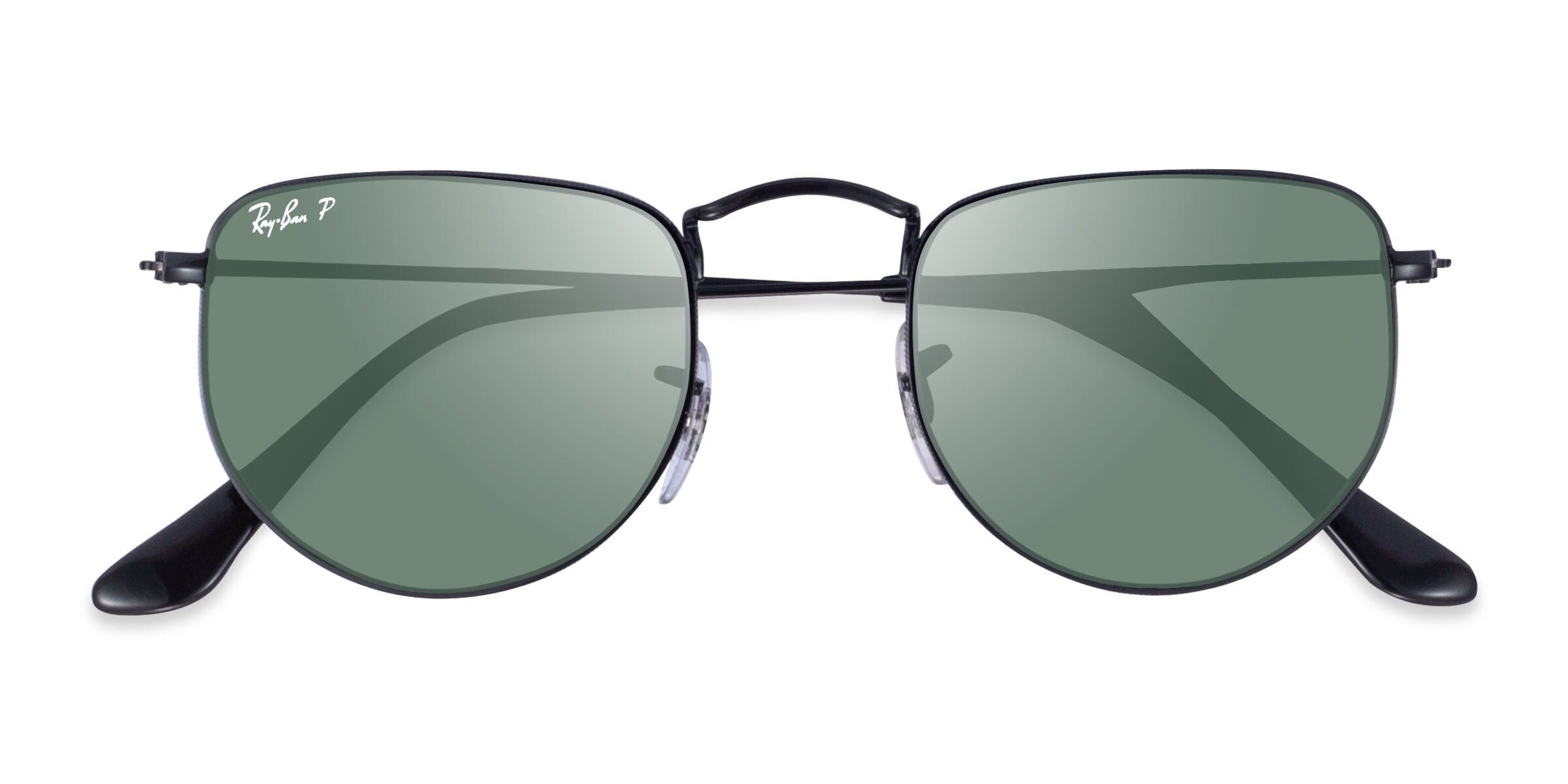 RayBan RB3958 Elon Geometric Shiny Black Frame Prescription