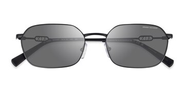 Matte Black Armani Exchange AX2056S -  Metal Sunglasses