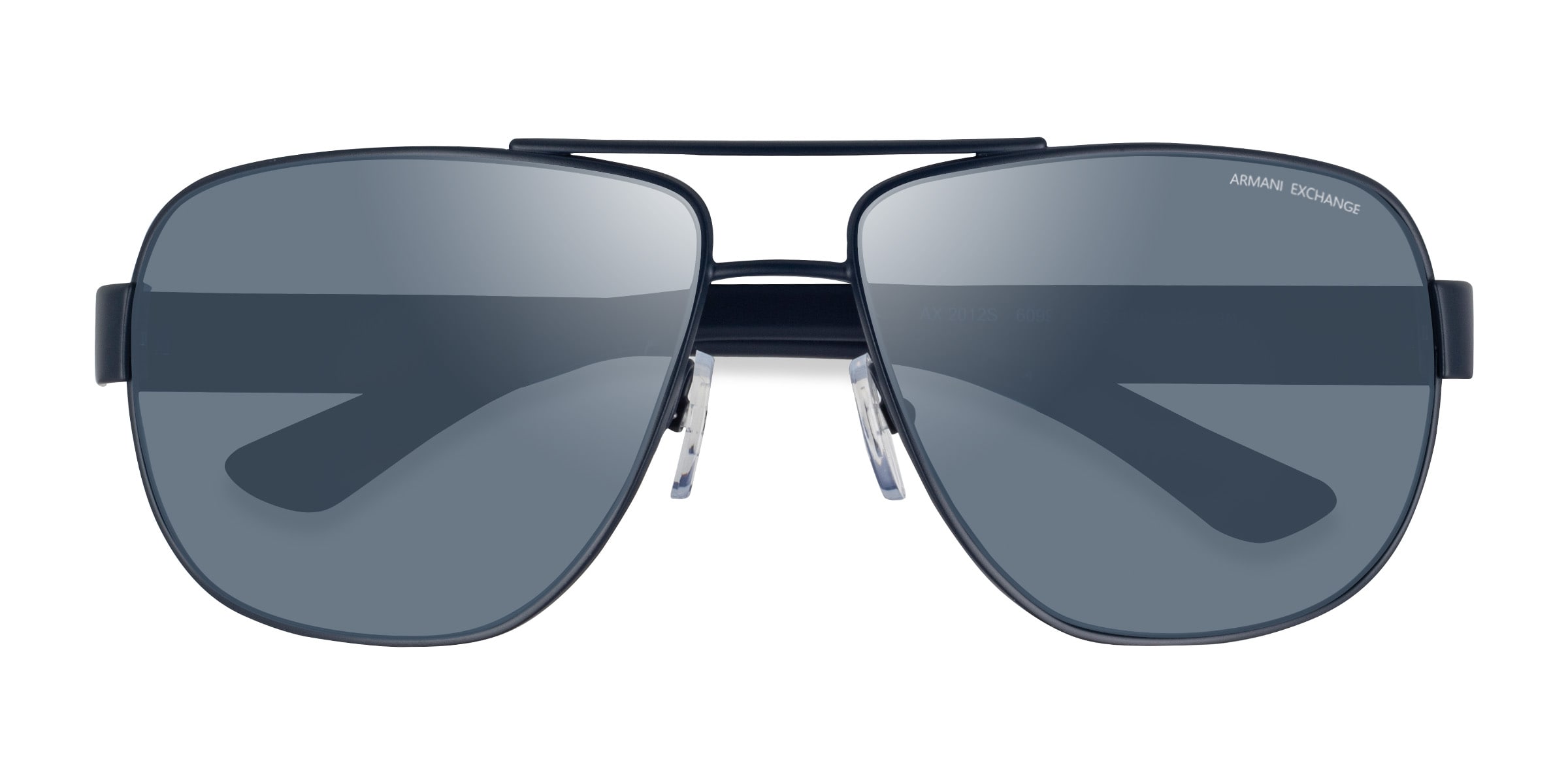 Armani Exchange AX2012S - Aviator Matte Blue Frame Sunglasses For