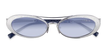 Argenté Vogue Eyewear VO4348SB -  Métal Lunettes de soleil
