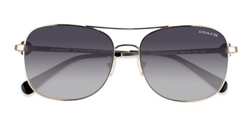 Gold Coach HC7127 C6177 -  Metal Sunglasses