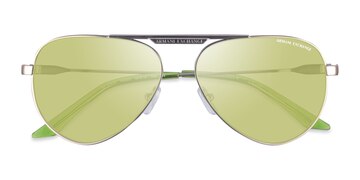 Matte Silver Armani Exchange AX2060S -  Métal Lunettes de soleil