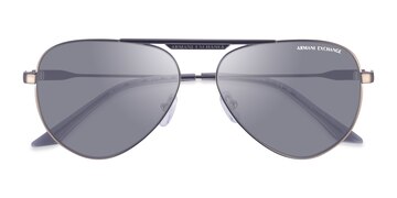 Matte Gunmetal Armani Exchange AX2060S -  Métal Lunettes de soleil