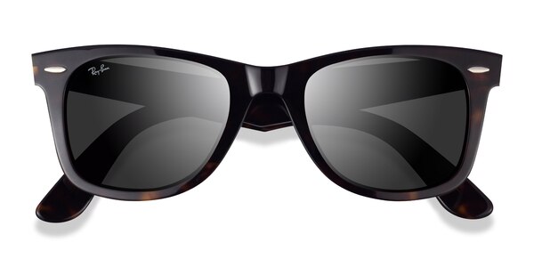 Ray-Ban RB2140 Wayfarer - Square Tortoise Frame Prescription Sunglasses ...