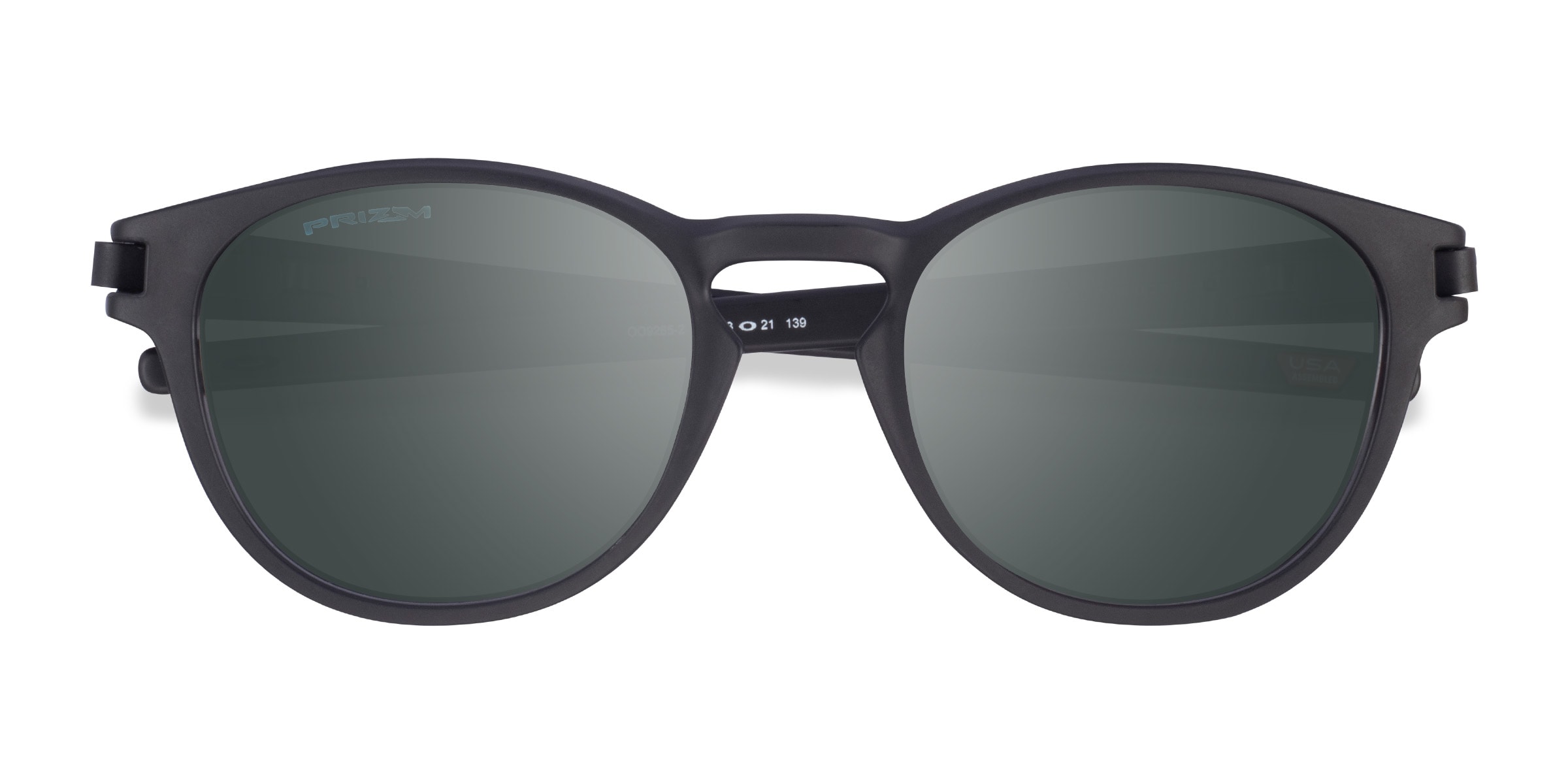 Oakley Latch Round Matte Black Frame Sunglasses For Men