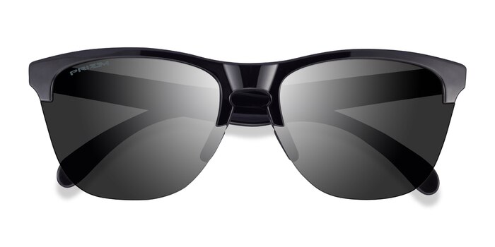 Polished Black Oakley Frogskins Lite -  Plastic Sunglasses